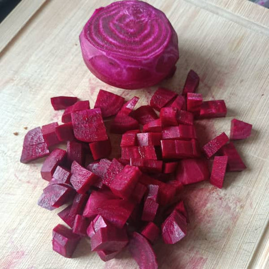 Rote Bete 'Ägyptische Plattrunde' - Beta vulgaris subsp. vulgaris var. conditiva